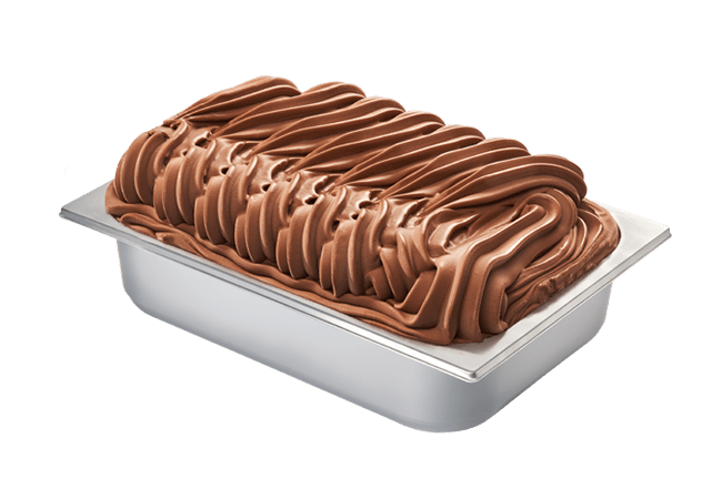 Bruno Gelato 8000ml dekorierte Eisschale mit Schoko Geschmack