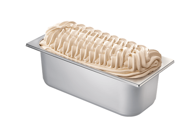 Bruno Gelato 6000ml dekorierte Eisschale mit Vanille Geschmack