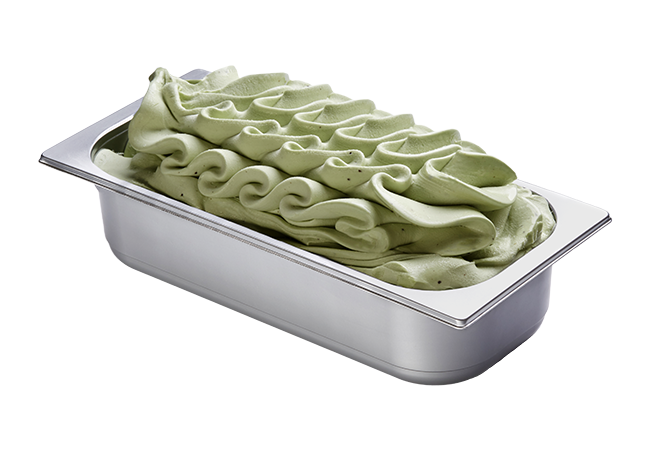 Bruno Gelato 4600ml dekorierte Eisschale mit Kiwi Geschmack