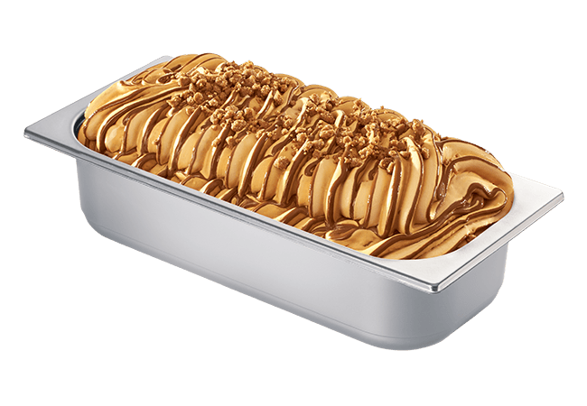 Bruno Gelato 4600ml dekorierte Eisschale mit Kaffee & Keks Geschmack