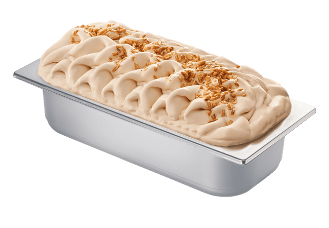 Bruno Gelato 4600ml dekorierte Eisschale mit Gebrannte Mandel Geschmack